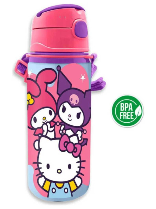 KIDS MOVIE HEROES Алуминиева бутилка Hello Kitty 600ml