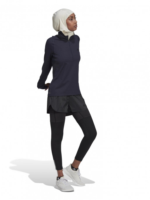 ADIDAS PERFORMANCE Run Fast Half-Zip Long Sleeve Sweatshirt