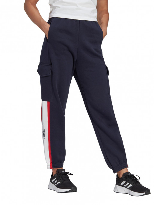 ADIDAS SPORTSWEAR Essentials Pin Stripe Block Fleece Pants