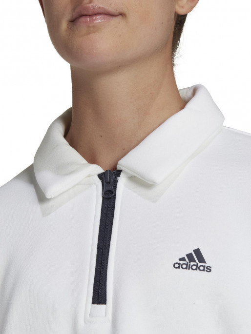 ADIDAS SPORTSWEAR Essentials Pinstripe Block Fleece Rugby Sweatshirt