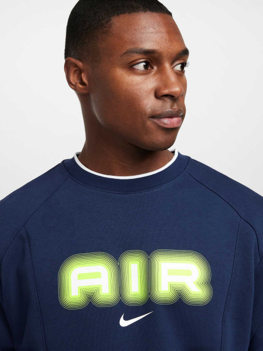NIKE Μακρυμάνικη Μπλούζα Air Blue Crew Top