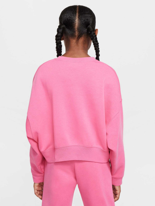 NIKE Bluza G Nsw Trend Flc Crp Crew