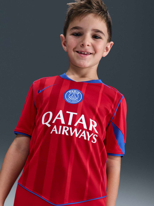 NIKE Παιδική Κοντομάνικη Μπλούζα PSG Y NK DF JSY SS STAD 3R 25/26