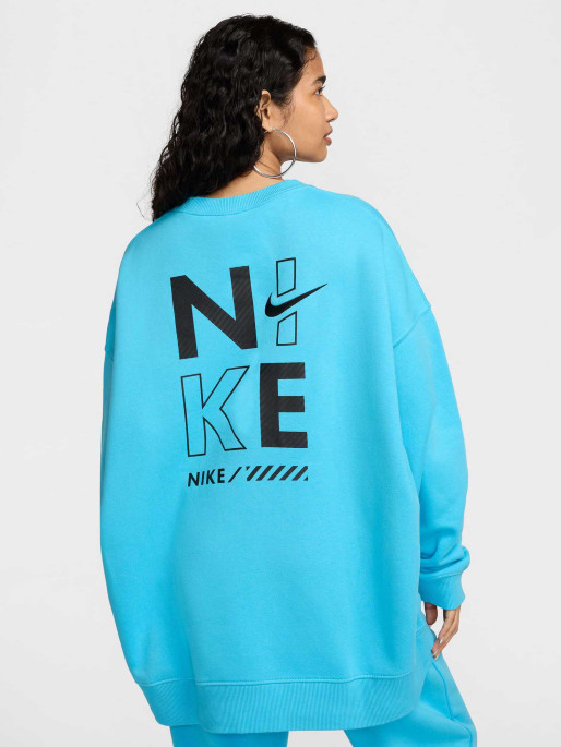 NIKE Bluza W Nsw Flc Os Crew Gls