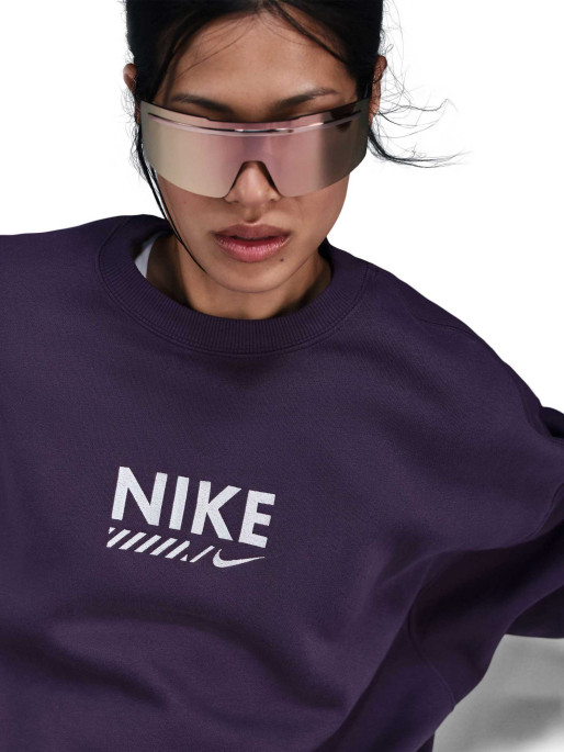 NIKE Bluza W Nsw Flc Os Crew Gls