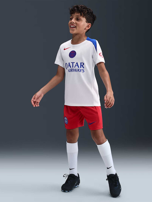 NIKE Παιδική Κοντομάνικη Μπλούζα PSG Y NK DF STRK SS TOP K 3R
