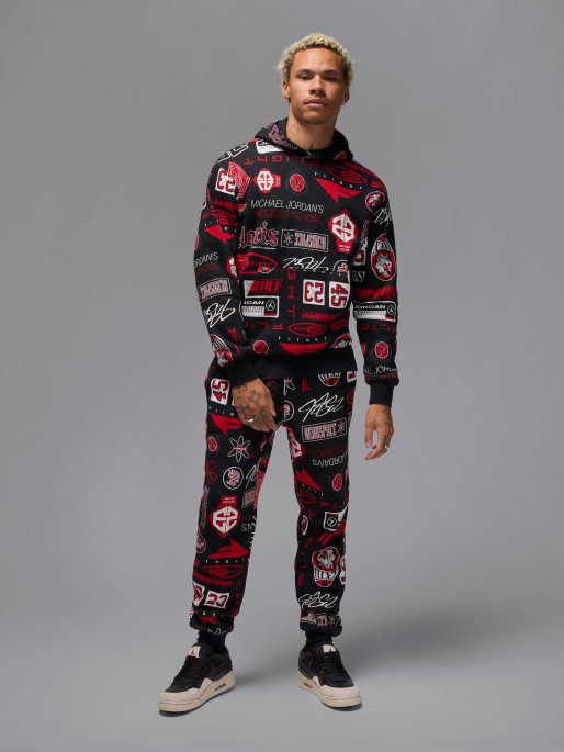 JORDAN M J ESS AOP FLC PO Hoodie