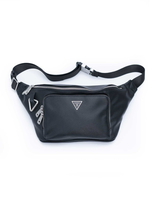 GUESS SAFFIANO ECO MAXI BUM BAG