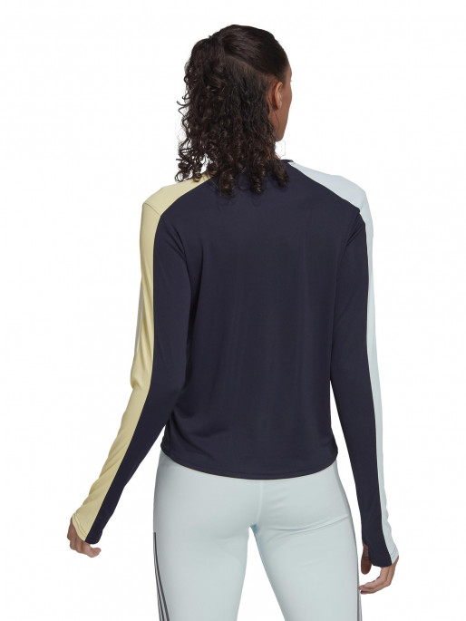 ADIDAS PERFORMANCE Own the Run Colorblock Long-Sleeve Top