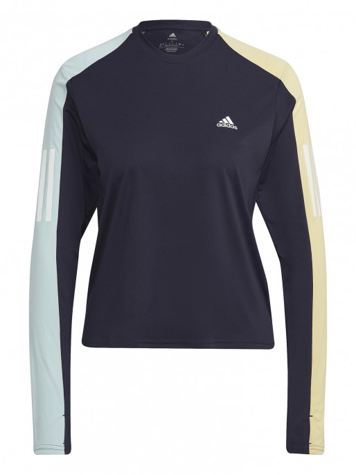 ADIDAS PERFORMANCE Own the Run Colorblock Long-Sleeve Top