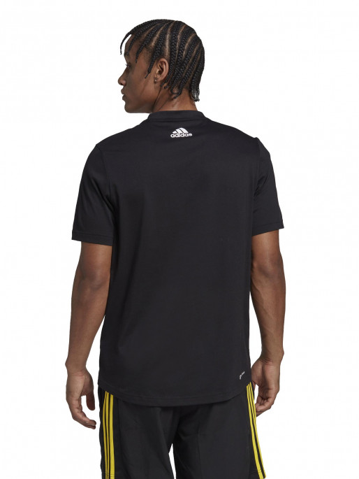 ADIDAS AEROREADY Workout Silicone Print Linear Tee