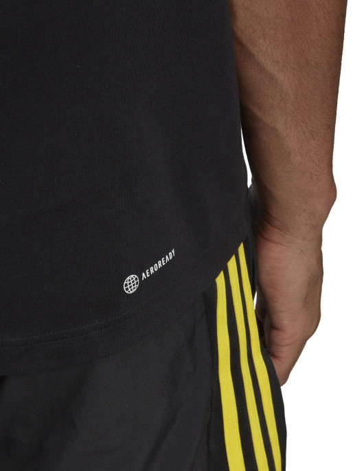 ADIDAS AEROREADY Workout Silicone Print Linear Tee