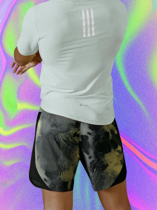 ADIDAS PERFORMANCE D4T HIIT Allover Print Training Shorts