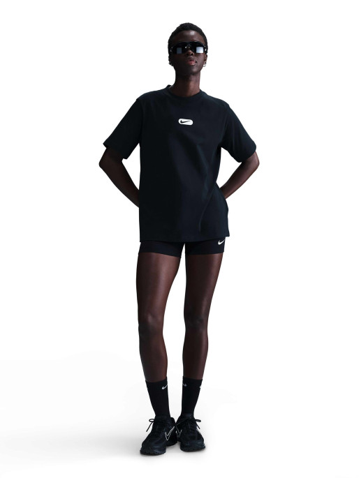 NIKE Tricou W Nsw Club Ss Oc Swoosh