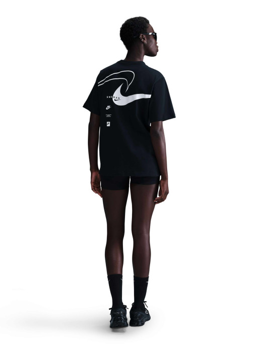 NIKE Tricou W Nsw Club Ss Oc Swoosh