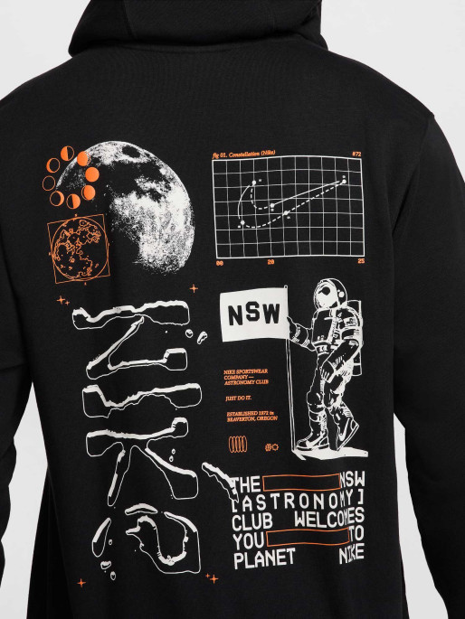 NIKE M NK CLUB FT PO HDY MOON GFX Hoodie