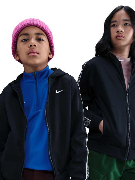 NIKE HoodieK NSW DF CLUB+ POLY FZ HDY