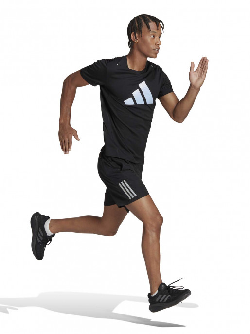 ADIDAS PERFORMANCE Run Icons 3 Bar Logo T-shirt