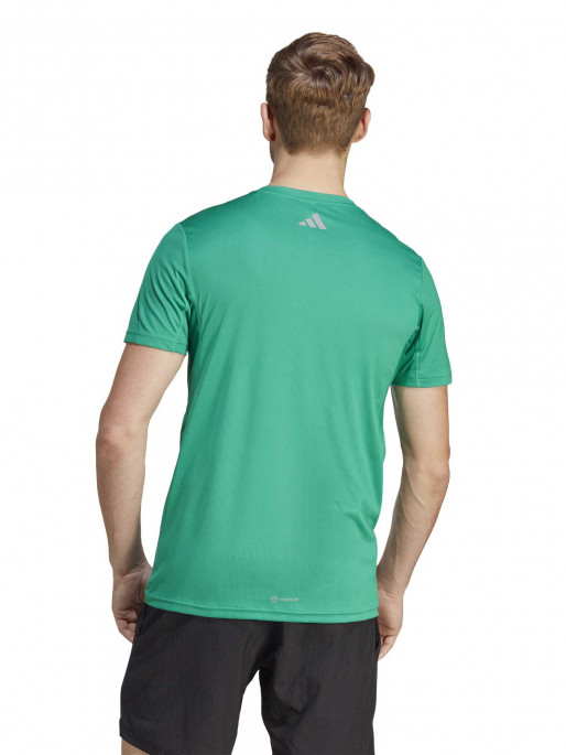 ADIDAS PERFORMANCE Κοντομάνικη Μπλούζα Run Icons 3 Bar Logo