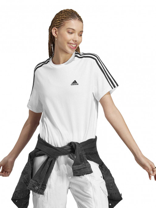 ADIDAS SPORTSWEAR Essentials 3-Stripes Single Jersey Crop Top