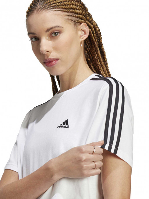 ADIDAS SPORTSWEAR Essentials 3-Stripes Single Jersey Crop Top