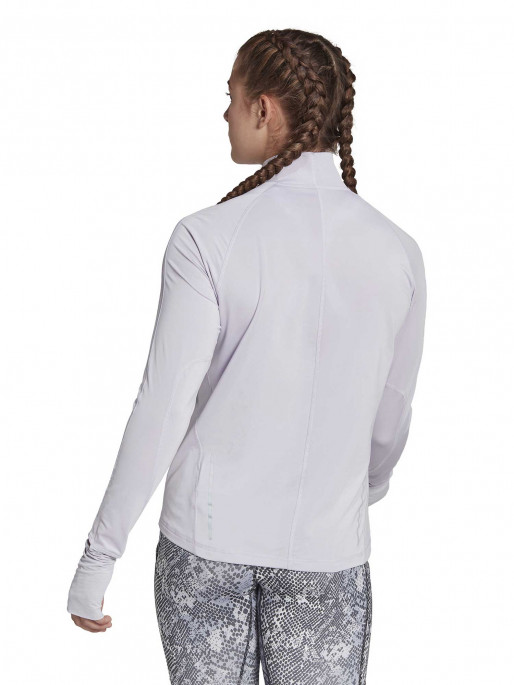 ADIDAS PERFORMANCE Fast Running Half-Zip Long-Sleeve Top