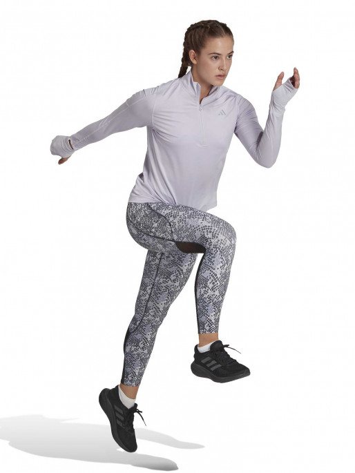 ADIDAS PERFORMANCE Fast Running Half-Zip Long-Sleeve Top