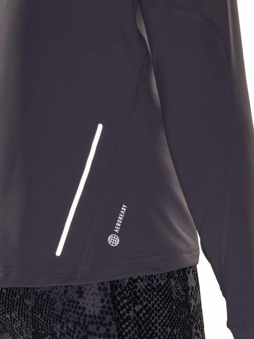 ADIDAS PERFORMANCE Fast Running Half-Zip Long-Sleeve Top