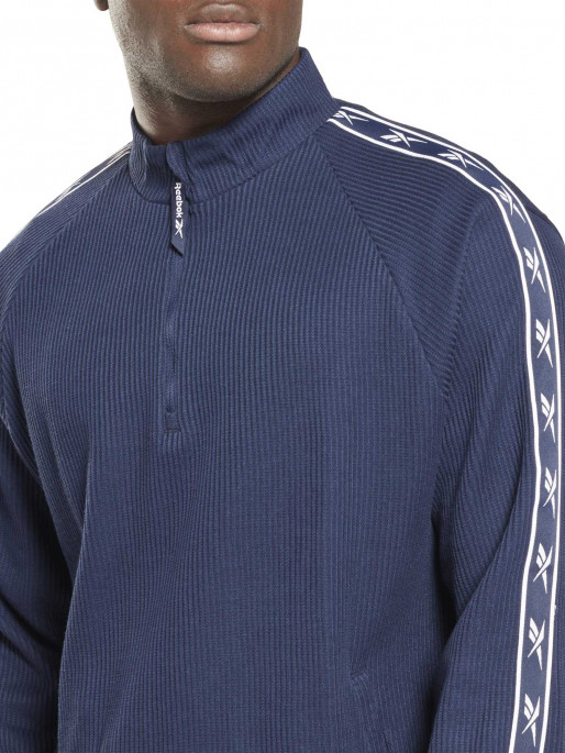 REEBOK Identity Vector Tape Waffle 1/4 Zip Top