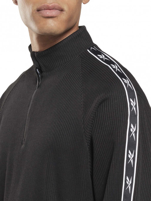 REEBOK Identity Vector Tape Waffle 1/4 Zip Top