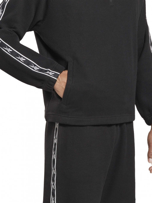 REEBOK Identity Vector Tape Waffle 1/4 Zip Top