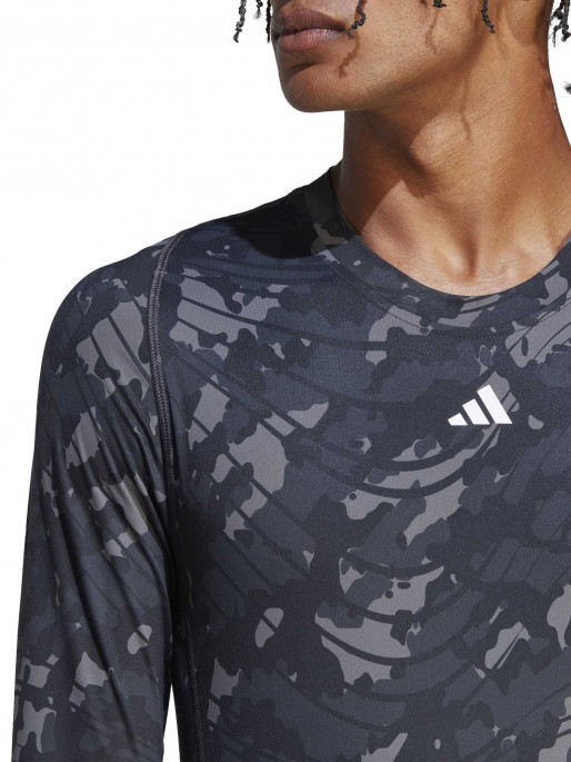 ADIDAS PERFORMANCE Bluza Techfit Allover Print Training