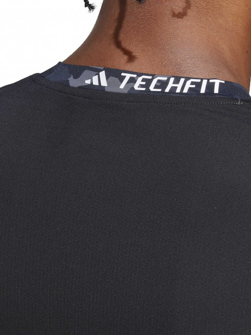ADIDAS PERFORMANCE Bluza Techfit Allover Print Training