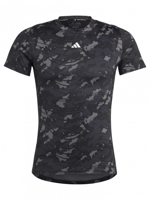 ADIDAS PERFORMANCE Κοντομάνικη Μπλούζα Techfit Allover Print Training