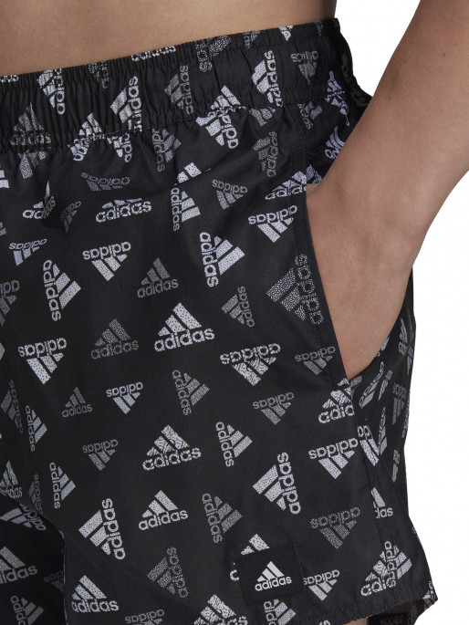 ADIDAS PERFORMANCE Logo Print CLX Swim Shorts