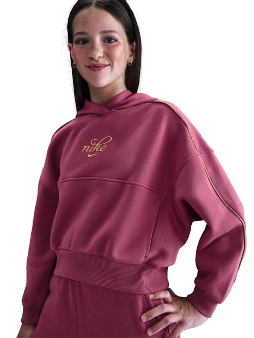 NIKE Παιδική Μακρυμάνικη Μπλούζα HOODIEG NSW CLUB FLC BXY HDY GX SHNE