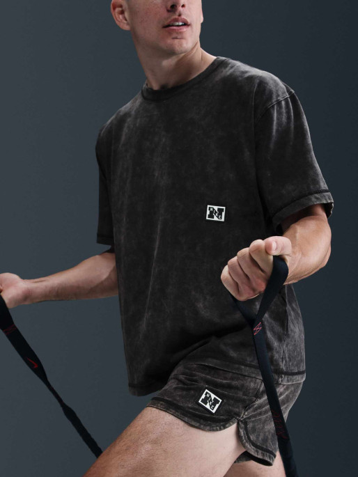 NIKE T-shirt M NK DF HERITAGE SS TOP WASH