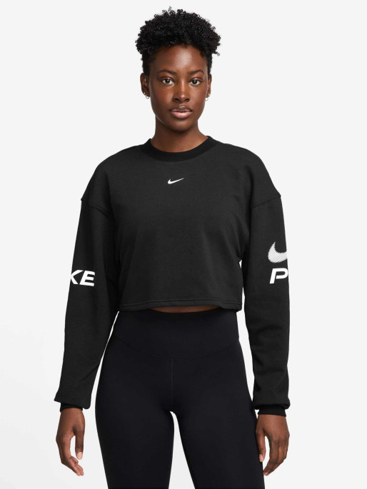 NIKE Top W NP DF FLC CREW TT GRX