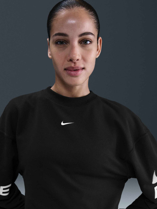 NIKE Top W NP DF FLC CREW TT GRX