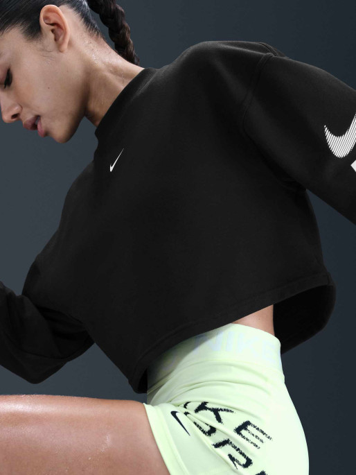 NIKE Top W NP DF FLC CREW TT GRX