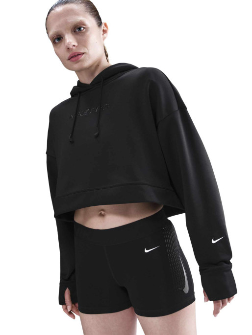 NIKE Μακρυμάνικη Μπλούζα W NP TF FLC HOODIE GG GRX
