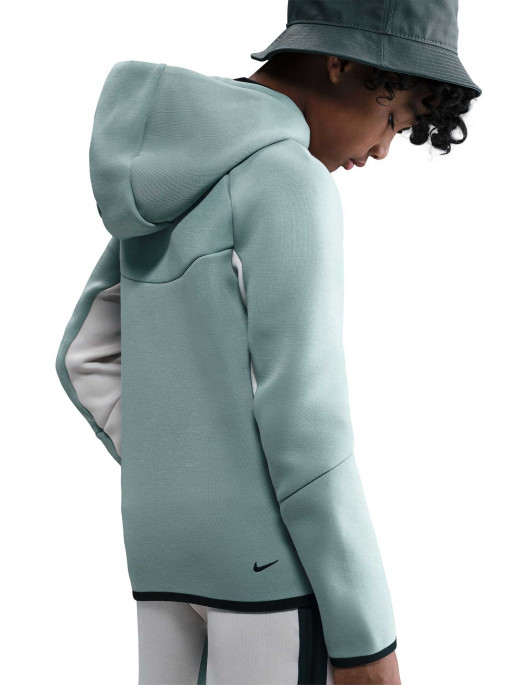 NIKE Суитшърт B NSW TCH FLC FZ - PD