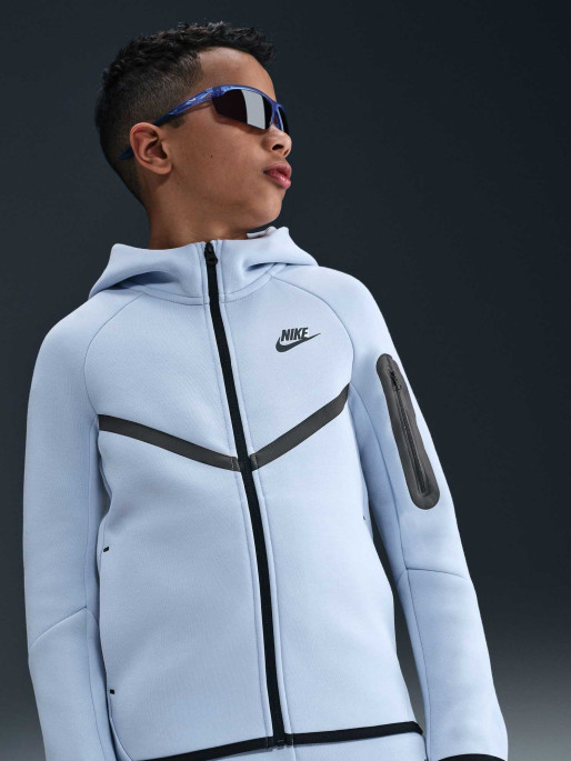 NIKE Суитшърт B NSW TCH FLC FZ - PD