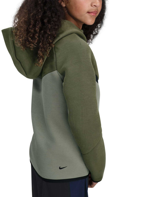 NIKE Суитшърт B NSW TCH FLC FZ - PD