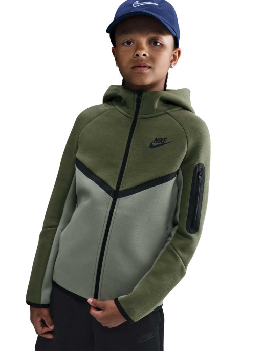NIKE Суитшърт B NSW TCH FLC FZ - PD