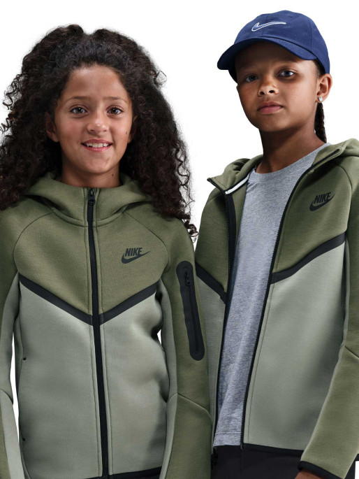 NIKE Суитшърт B NSW TCH FLC FZ - PD