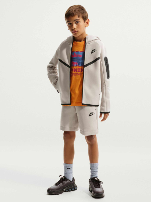 NIKE Суитшърт B NSW TCH FLC FZ - PD