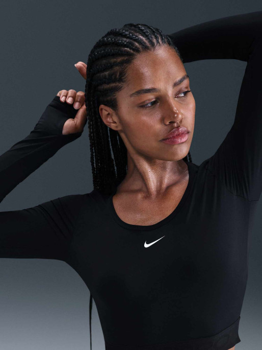 NIKE Μακρυμάνικη Μπλούζα Top W NP DF LS TOP GG SHINE