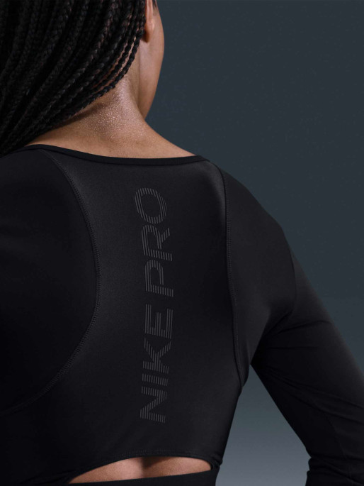 NIKE Μακρυμάνικη Μπλούζα Top W NP DF LS TOP GG SHINE
