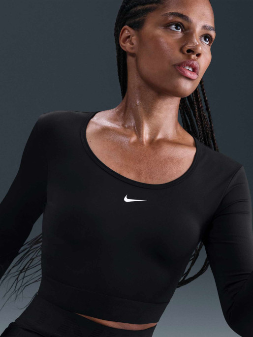NIKE Μακρυμάνικη Μπλούζα Top W NP DF LS TOP GG SHINE
